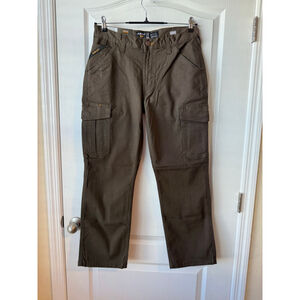 Men's Ariat Brown Cargo Pants Waist 32